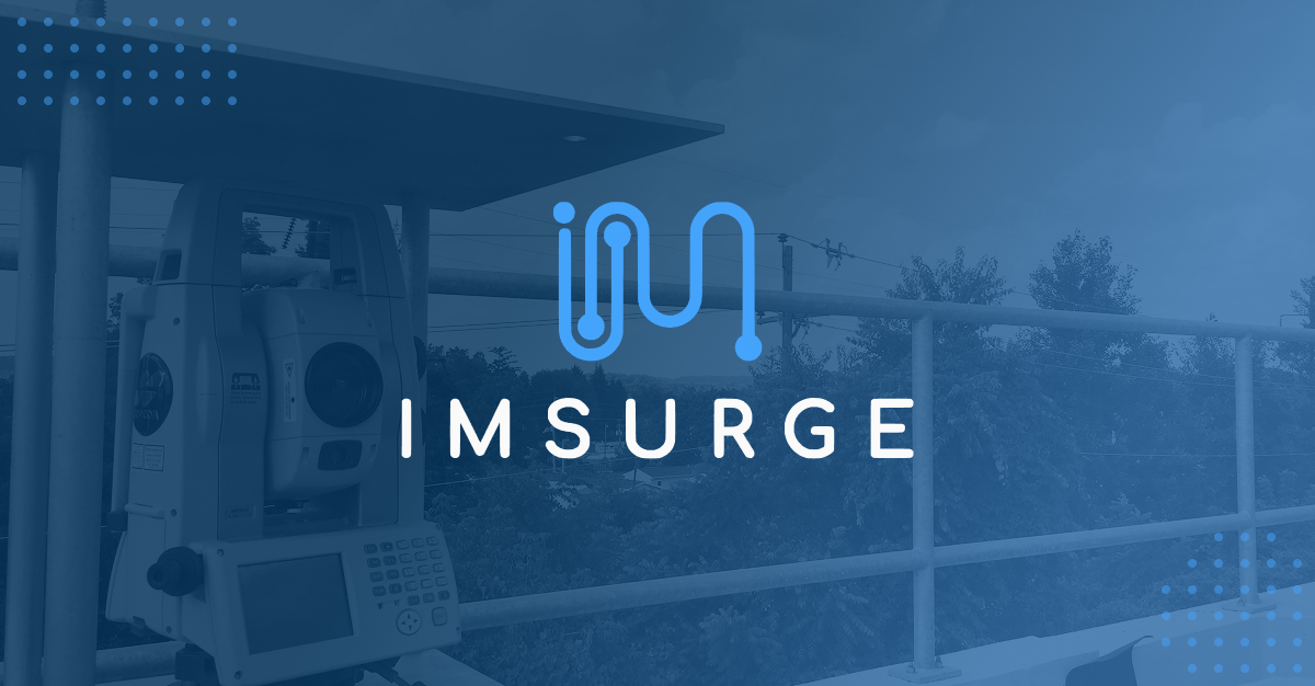 IMSURGE Logo with an instrumentation project in the background